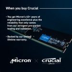 رم دسکتاپ کروشیال مدل UDIMM DDR5 تک کاناله ظرفیت 16 گیگابایت فرکانس 4800 مگاهرتز تایمینگ CL40 ولتاژ کاری 1.1 ولت - تصویر 3